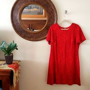 Calvin Klein Red Dress, SZ16